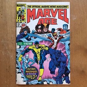 Marvel Age Issue #33 1985